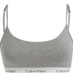 Šedá sportovní podprsenka Calvin Klein