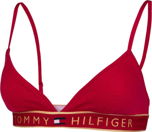 červená pohodlná podprsenka tommy hilfiger