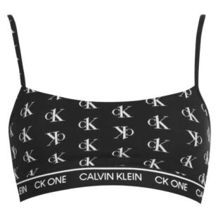 Dámská podprsenka Calvin Klein ONE v černo-bílé barevné kombinaci