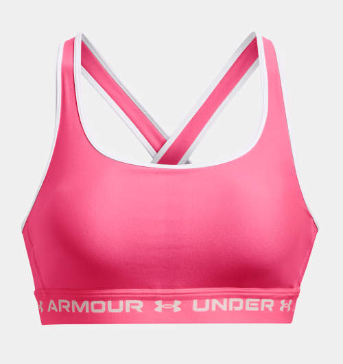 Růžová funkční dámská podprsenka Under Armour